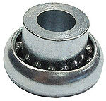 Mini-Kugellager d= 28 mm, Bohrung 10 mm, Stahlbuchse, Höhe außerhalb Laufring 8 mm