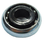 Mini-Kugellager Ø 28 mm, Bohrung 10 mm mit Kunststoffbuchse, Höhe außerhalb Laufring 2 mm