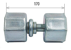 Doppelkapsel d= 70 mm mit Kugellager, verzinkt