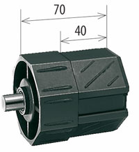 Kapsel d= 60 mm Länge 70 mm
