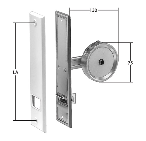 Gurtwickler für Rollladengurtlänge: 5 m, Lochabstand 185 mm, einarmig