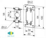 Universal-Antriebslager LS 40 / 3-teilig