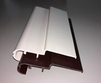 Abrollprofil 94,5 mm, Aluplast weiß
