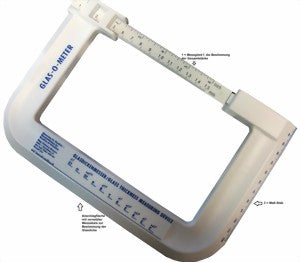 Glas-O-Meter / Glasometer / Glasmesser / Glasdickenmesser / Glascheck