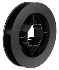 Gurtscheibe für 8-kant Stahlwelle d= 50 mm, verstellbar