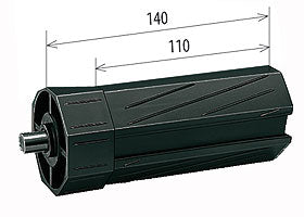 Kapsel d= 50 mm Länge 140 mm, Stahlstift 12 mm / 10 mm